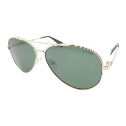 Polaroid Металл Aviator Солнцезащитные очки Унисекс Золото