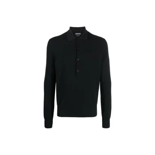 TOM FORD Мужская черная поло