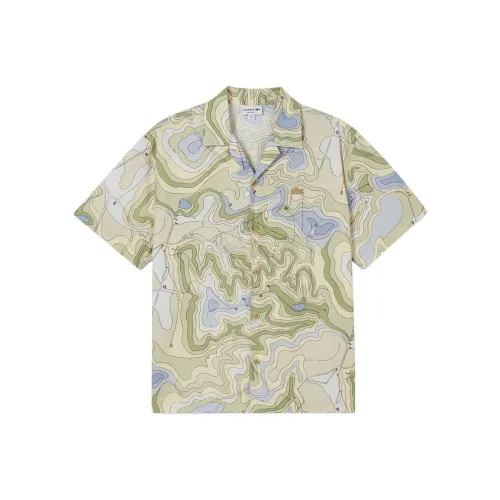 LACOSTE Collaboration 6KI Многоцветный принт Мужские рубашки