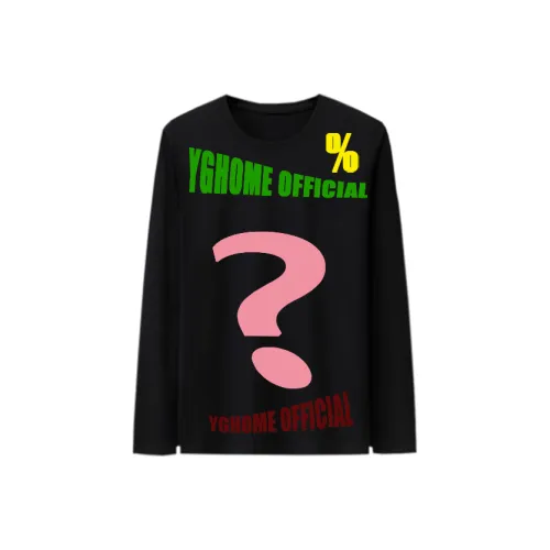 YGHOME OFFICIAL Черный Унисекс T-рубашки