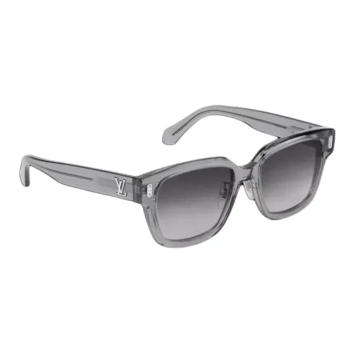 LOUIS VUITTON Воздействие Литья Квадратные Солнцезащитные Очки Мужские Серые
