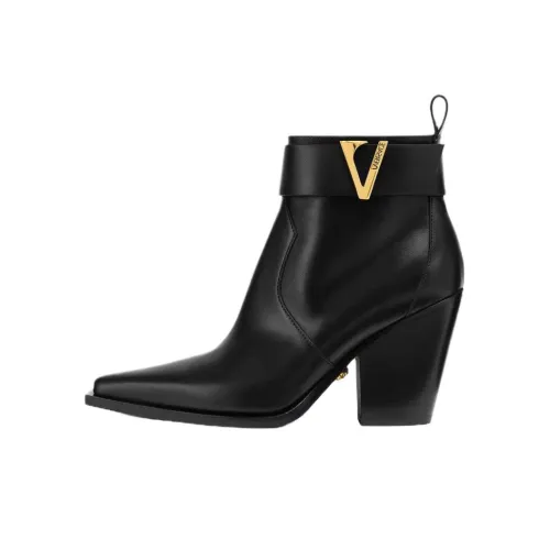 VERSACE Van Vilet Botильоны 8,5 см Женские Черные