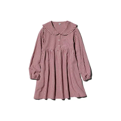 UNIQLO Бургунди Kids Платья