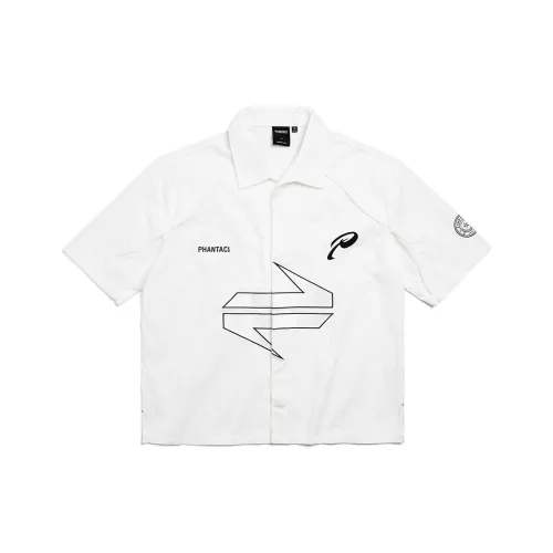 PHANTACI Белый Унисекс Рубашки
