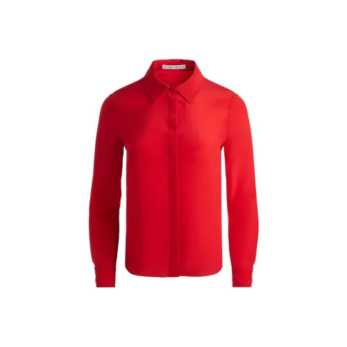 ALICE+OLIVIA Оранжевый Красный Женская Рубашка