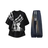 Чёрный + Тёмно-синий