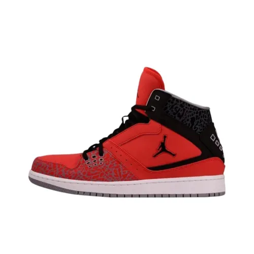 Jordan Air Jordan 1 Винтажные баскетбольные кроссовки Мужской Красный черный