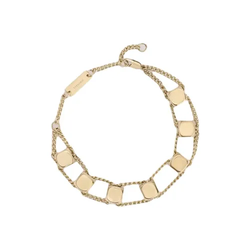 Lemaire Brass Bracelets Унисекс Light Gold