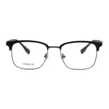 Черный [0 Степень Смола Защита от синего света Линзы]