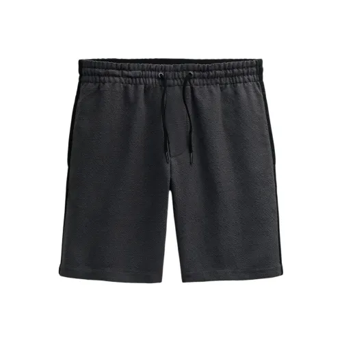 JAMES PERSE Шорты с отделкой из замши короткие повседневные мужские