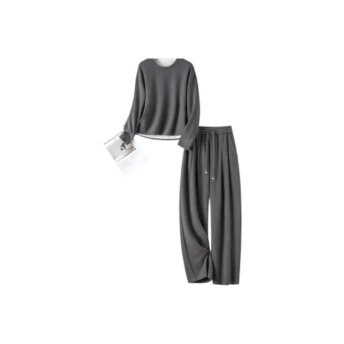 IHIMI Dark Gray Women's Casual Suits IHIMI Темно-серый Женский Повседневный Костюм