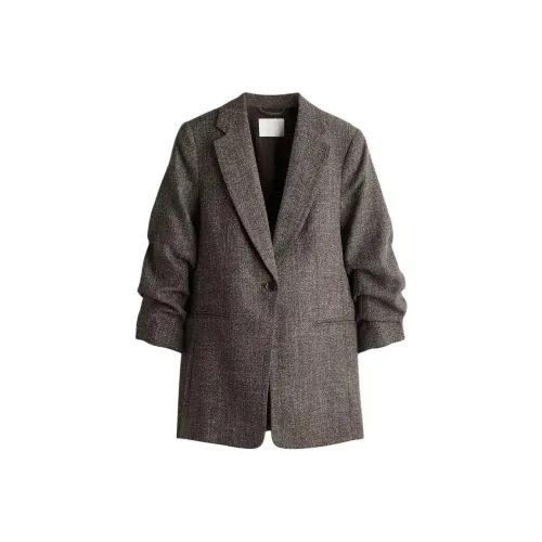 H M Темно-коричневые женские деловые костюмы