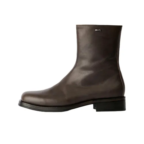 OUR LEGACY Ботильоны Унисекс Серый Коричневый