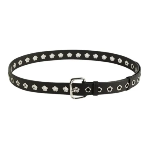 KENZO Ремни из коровьей кожи Мужской Черный 3,5 см