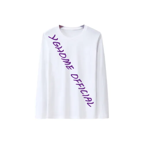 YGHOME OFFICIAL Белый Унисекс Футболки