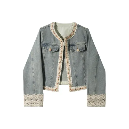 ARIADNAW STUDIO Светло-синие Женские Куртки