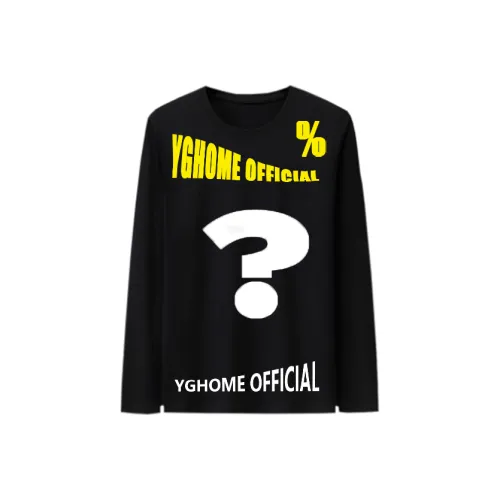 YGHOME OFFICIAL Черный Унисекс T-рубашки