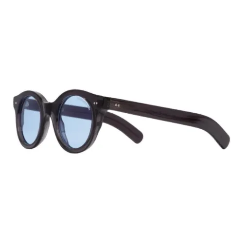 Cutler and Gross Ацетат Круглые Солнцезащитные очки Унисекс Темно-серый