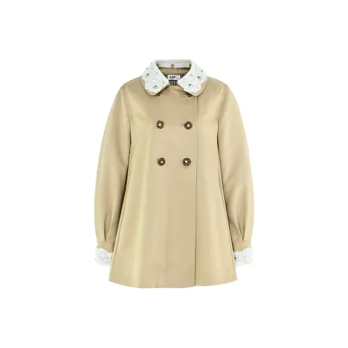 GRAYISMOON Хаки Женская тренч-куртка