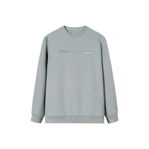 ANTA Свитшот Мужской Ярко-Синий Зеленый