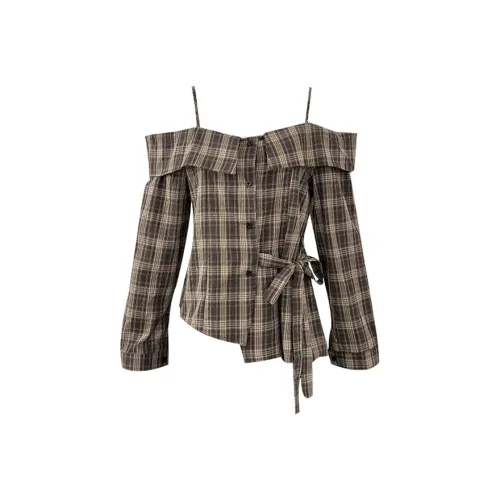 BVODE Кофе Женские Рубашки