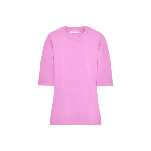 ZARA Темно-фиолетовые и красные женские T-рубашки