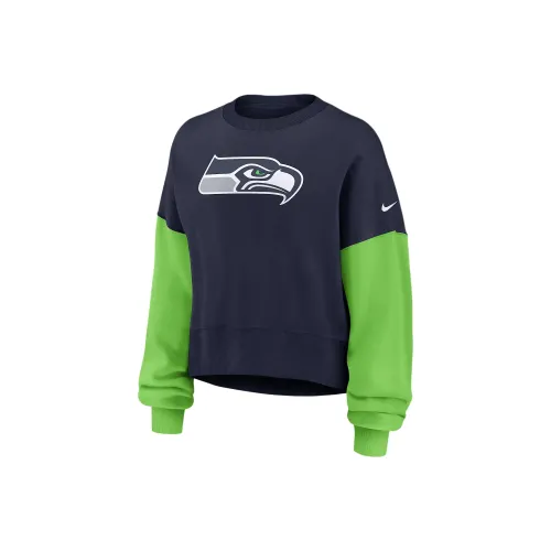 Nike Clothing Морской Синий Женский Свитшот