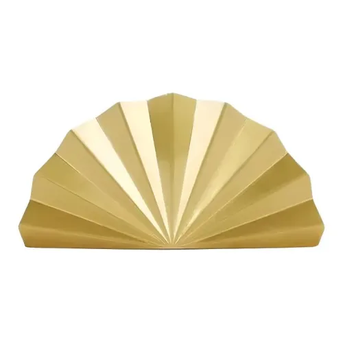 CULT GAIA Металл Клатч Женский Золотой