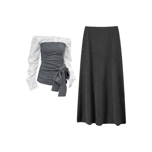 MARIE·COCO Топ+Юбка Женские Комплекты Юбка