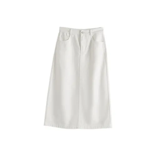 SLLSKY Деним Длинная Юбка Женская