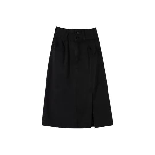 AURORA DIARY Деним Длинная Юбка Женская