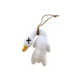 Плюшевая жареная утка, украшение, белое