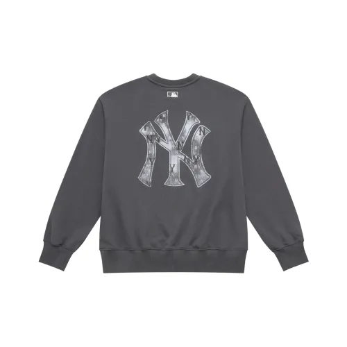 MLB MONOGRAM Коллекция New York Yankees 25FW Свитшот Унисекс Стандарт Угольный Серый
