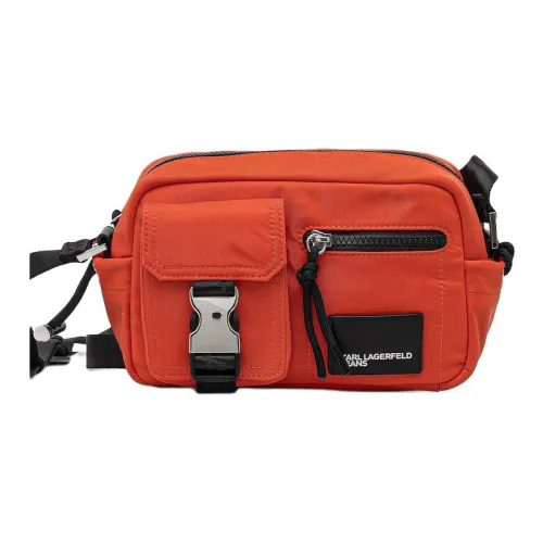 KARL LAGERFELD Полиэстер Сумка через плечо Женская Оранжевая