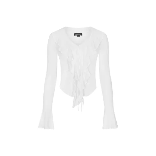 URBAN REVIVO Белый Женский Трикотаж