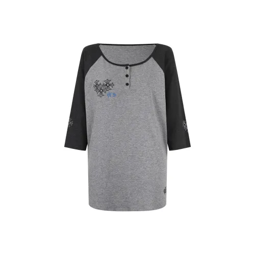 BSEVENI Средний Фотиния Серый Женские T-Рубашки