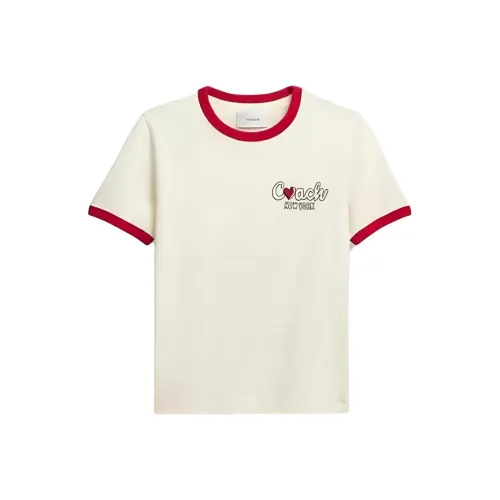 COACH FW25 Стандартная T-рубашка Женская