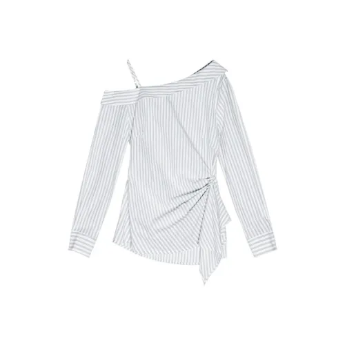 DITB Черно-белые полосы Женские Рубашки