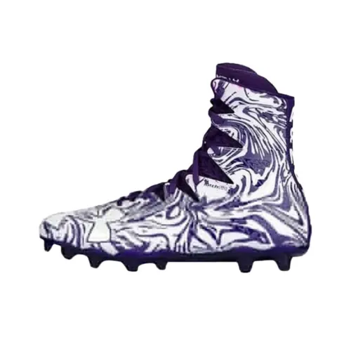 Under Armour HIGHLIGHT Футбольные бутсы Мужские Белый Фиолетовый