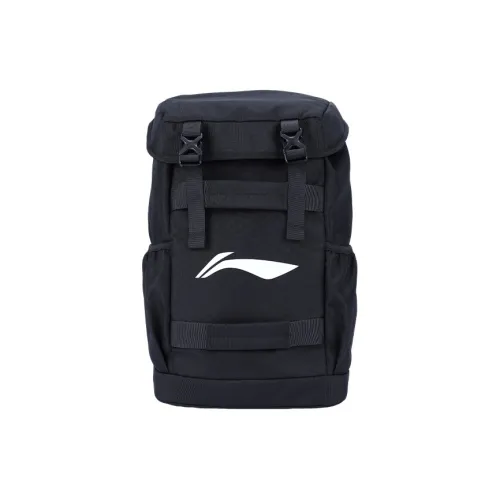 LiNing Полиэстер Рюкзак Стандартный Унисекс Черный Белый