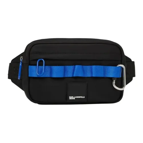 KARL LAGERFELD Полиамид Через плечо Бананка Мужской Черный