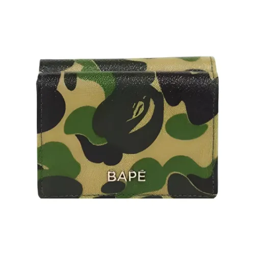 A BATHING APE Хлопок Кошелек Унисекс Зеленый