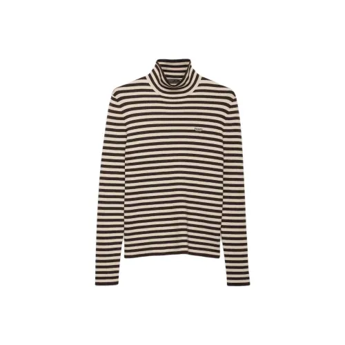 PRADA Темно-коричневые мужские свитеры