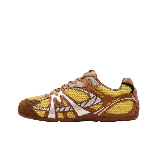 MARC JACOBS 72 Spring Low Top Casual Women's Yellow Brown