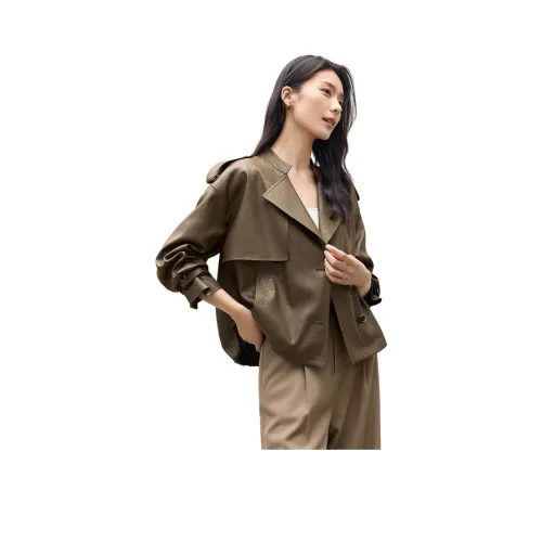 IHIMI Кофе Женские Тренч