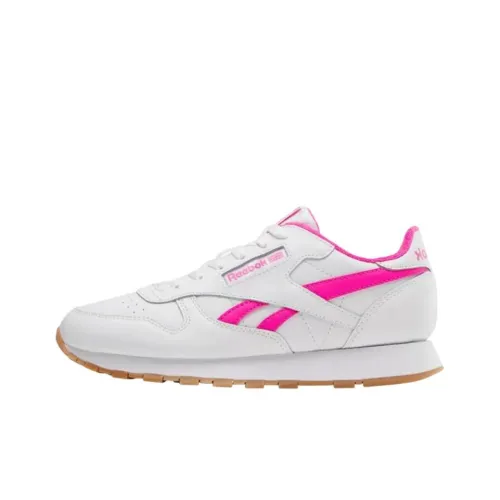 Reebok Classic Leather Low Топ Kids Lifestyle Shoes Белый Подростки