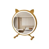 40 Кошка Ухо с Светом Искрящийся Золотой