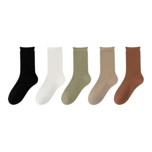 MAXDAVID Носки Crew Женские упаковка из 5 пар