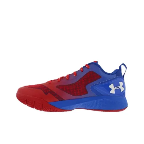 Under Armour Low Топ Баскетбольные кроссовки Мужские Красные Синие