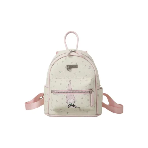 LINLIYOUMAO Рюкзак из синтетической кожи стандартный женский абрикосовый